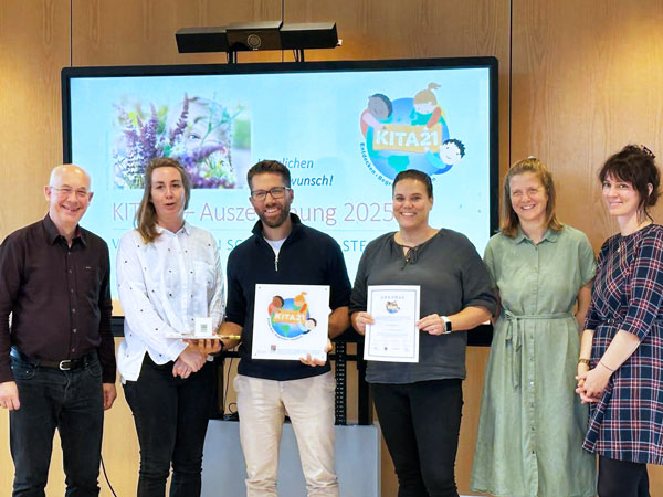 Auszeichnung der Ev. Kita Matthäus als Kita21