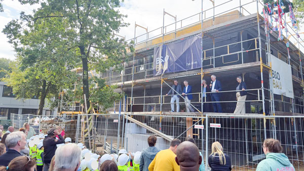 Kita Waldenau Pinneberg im Bau / Richtfest